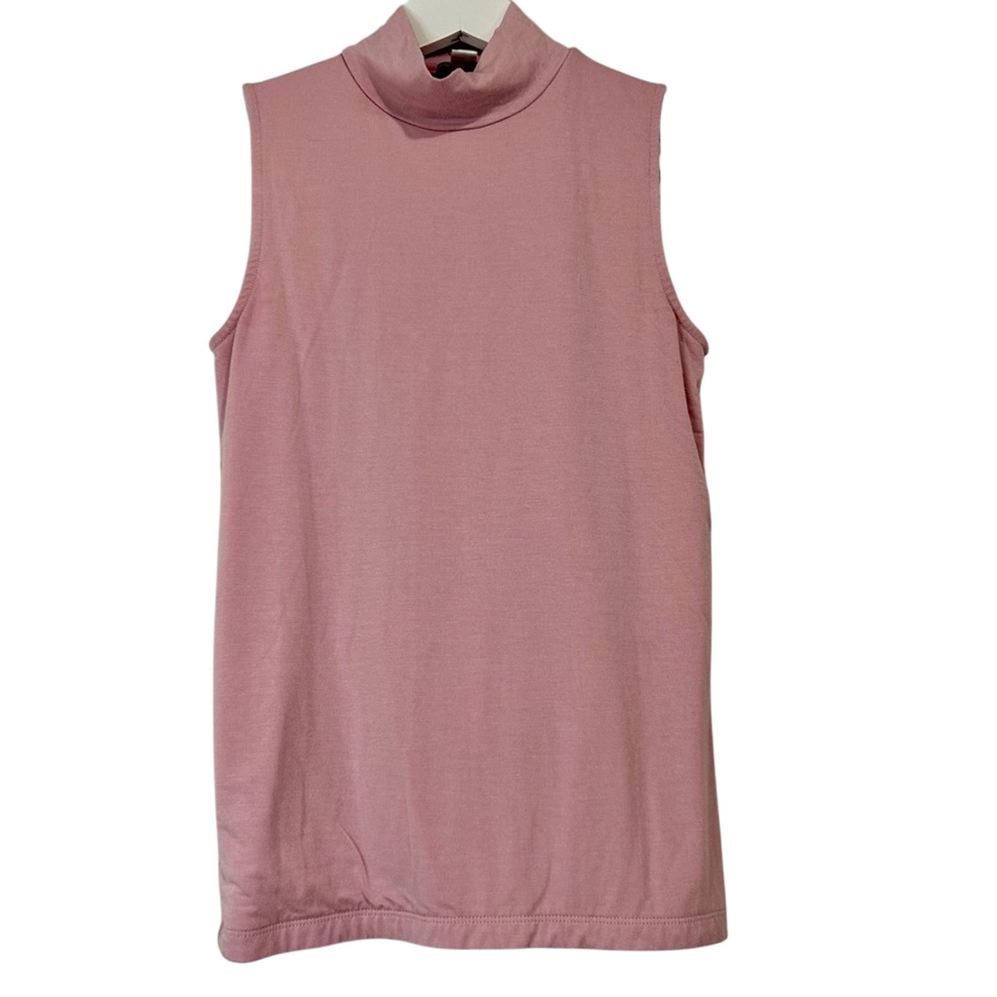 J. Crew Women’s Sleeveless Mockneck Tank Top Pink Size XS EUC Spring Girly Cute