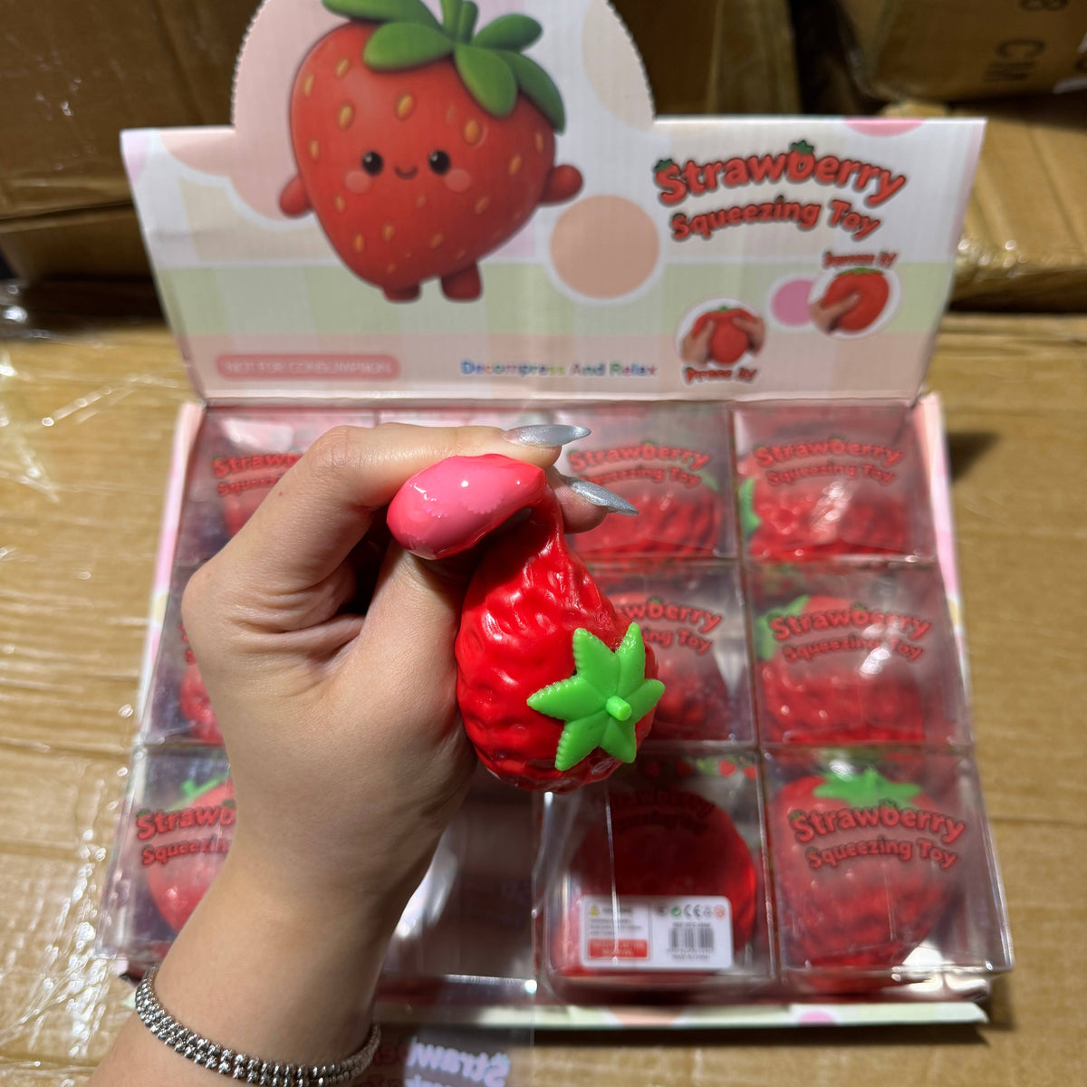 Crunchy Strawberry Squishy