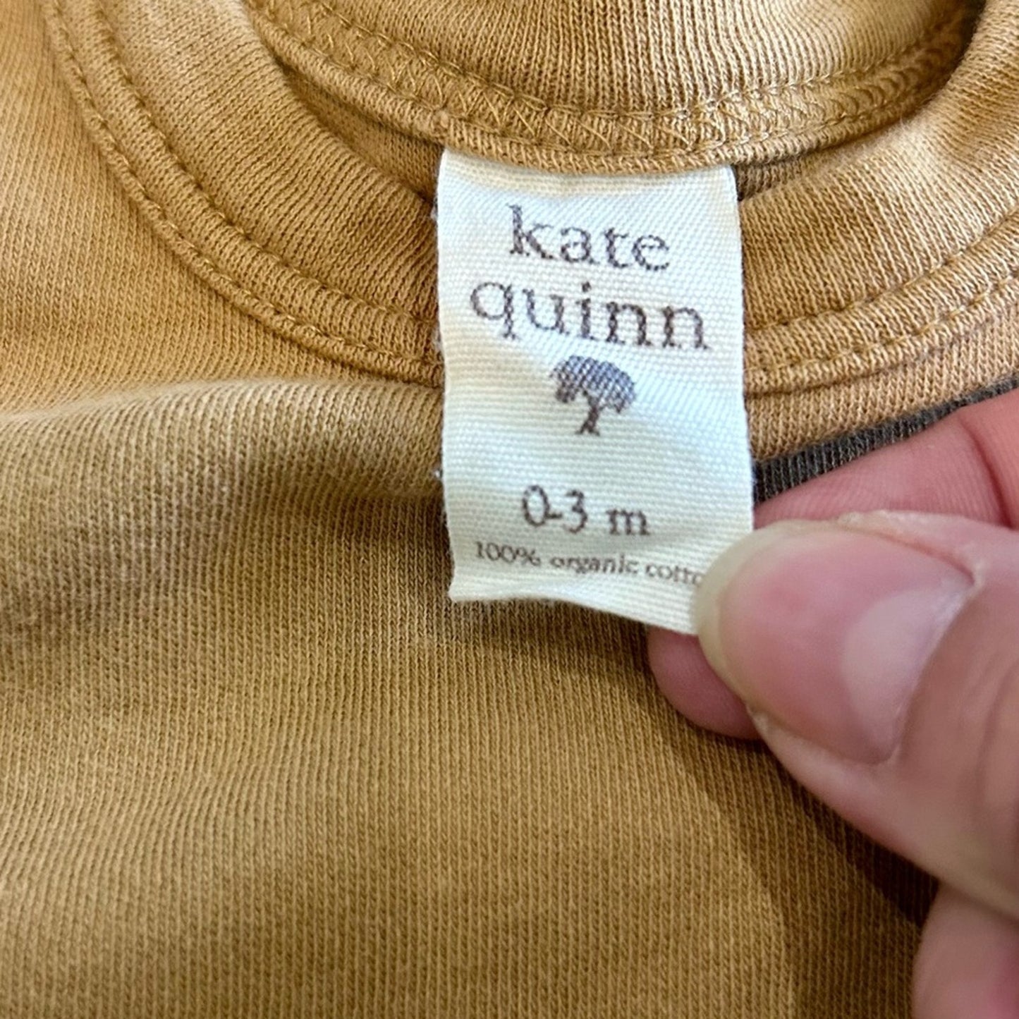Kate Quinn Infant Girls Sleeveless Organic Cotton Ruffle Bubble Onesie 0-3 M EUC