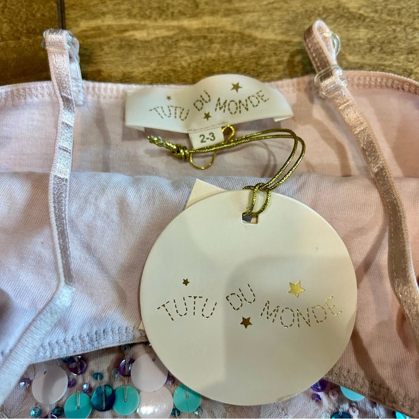 Tutu Du Monde Girl’s Sundae Sprinkles Singlet Pink Size 2-3 NWT Tulle Girly Cute