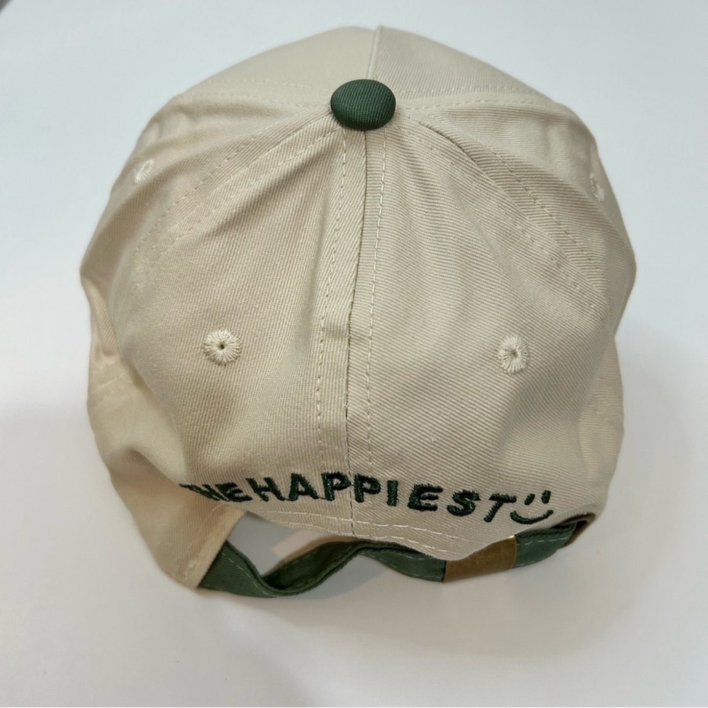 God’s Favorite Women’s Two Tone Canvas Cotton Baseball Hat Cap Tan Green New