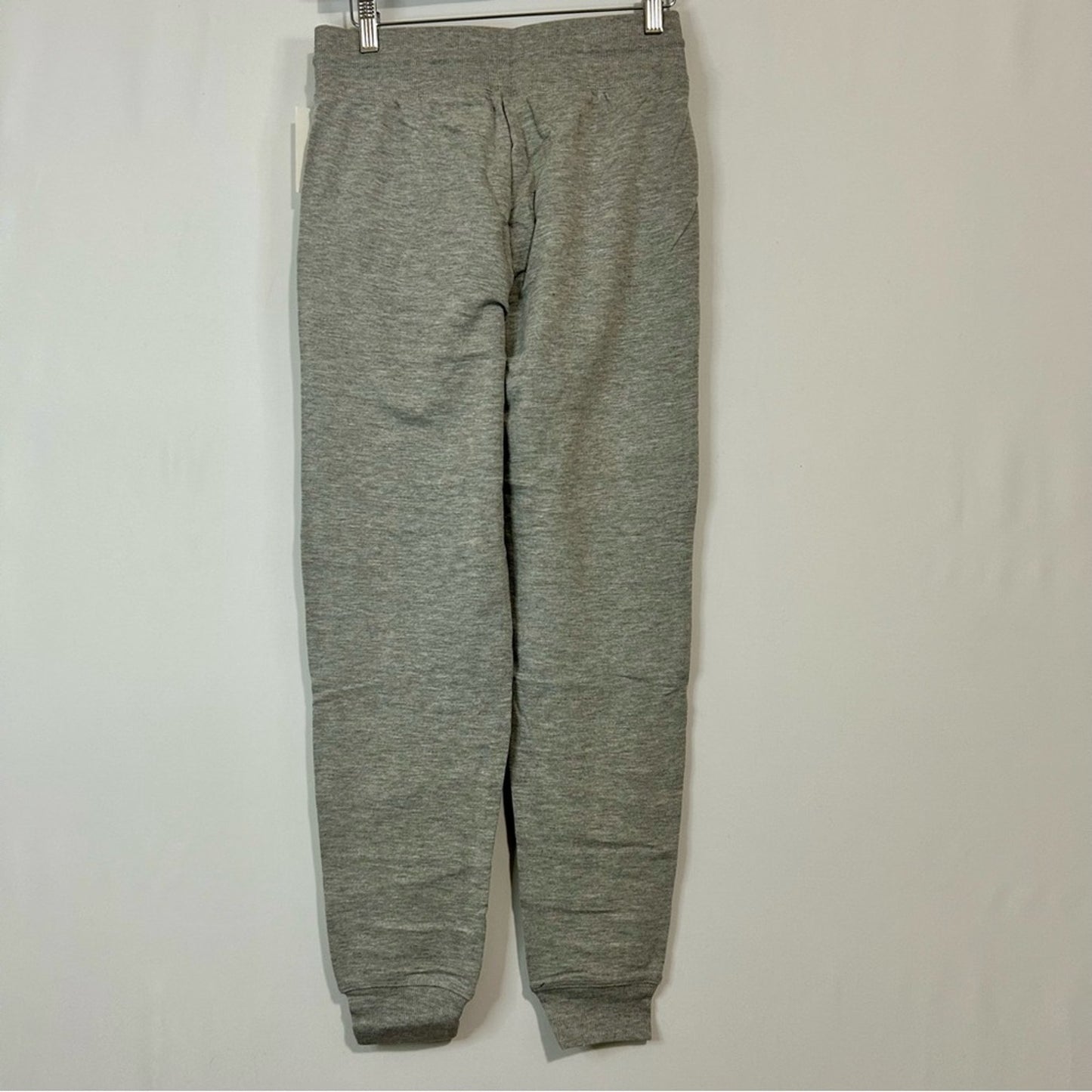 MTV Women’s Casual Drawstring Joggers MTV Leopard Print Logo Grey New with Tags
