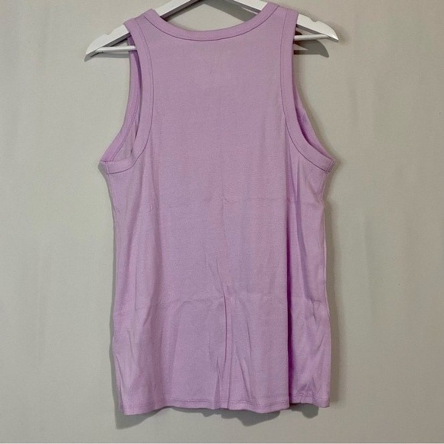 A New Day Women’s Basic Ribbed Tank Top Purple NWT Classic Staple Cute Girly