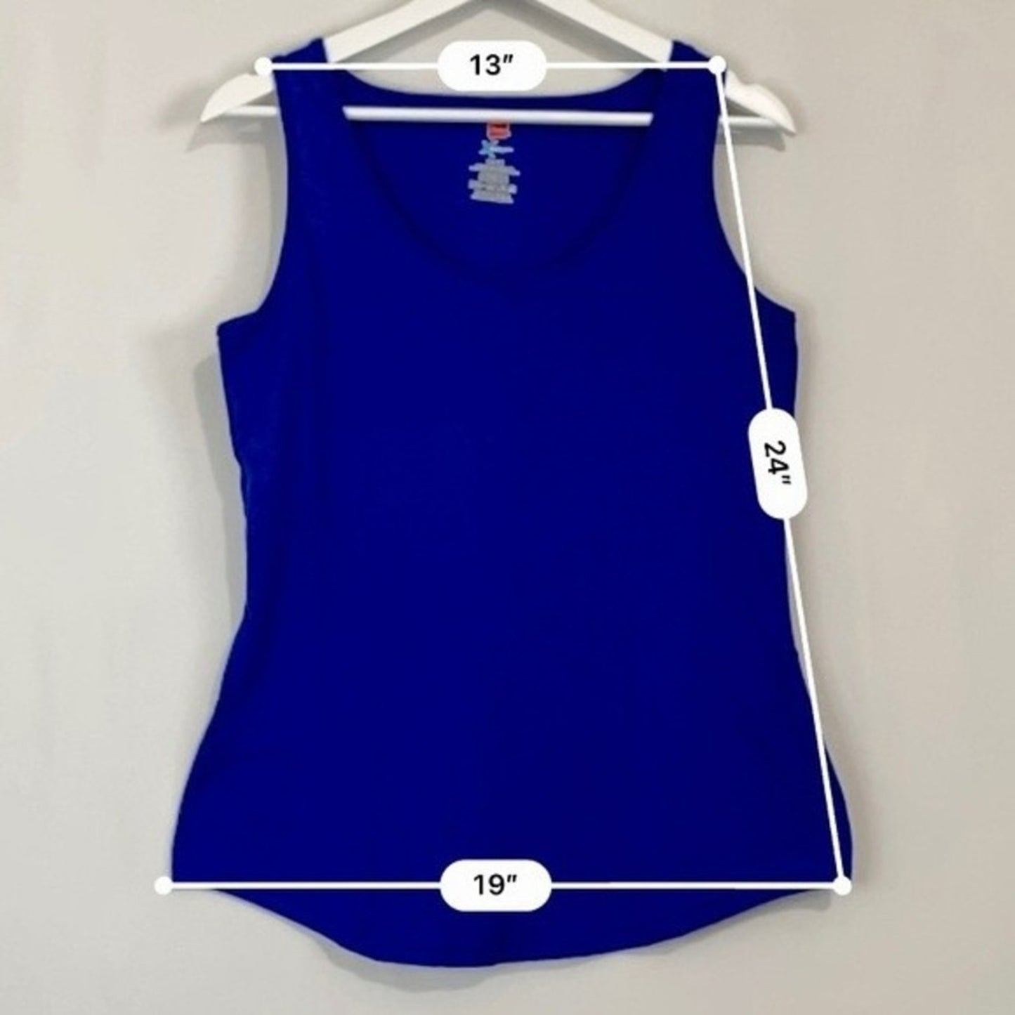Hanes X-Temp Women’s Casual Tank Top Blue Size Medium NWOT