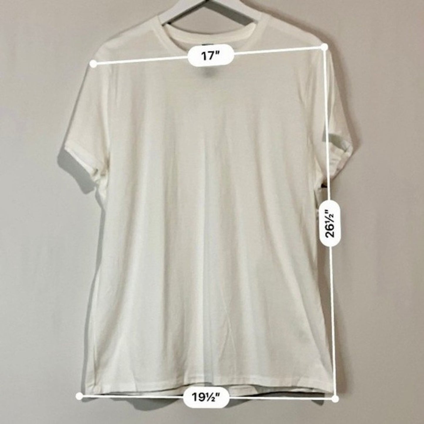 Hanes Nano-T Women’s Casual Crewneck Short Sleeve Tee Shirt White Size XL NWOT