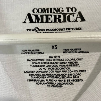 Coming to America Times Must And Always Do Change - Akeem Graphic Tee White NWT