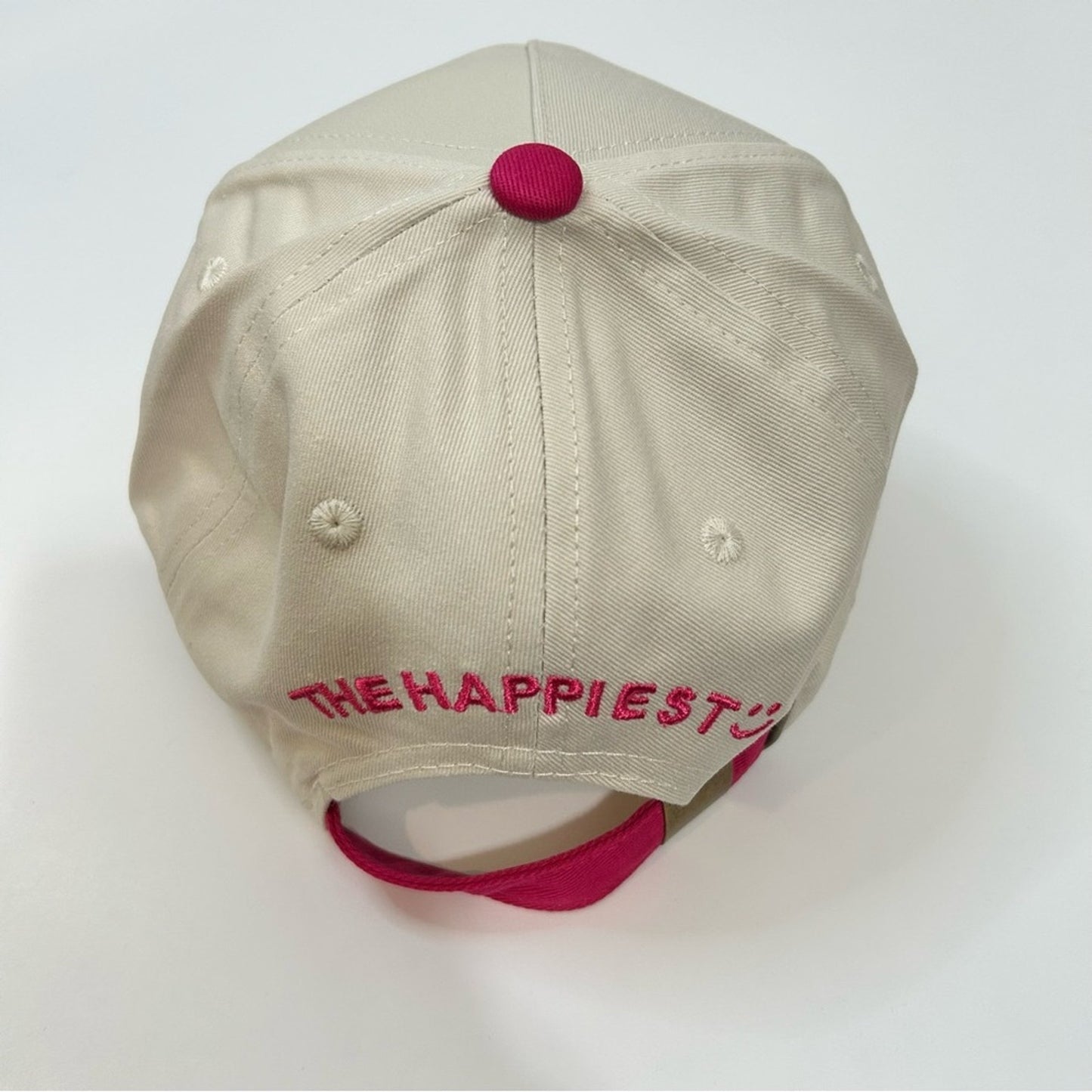 God’s Favorite Women’s Two Tone Canvas Cotton Baseball Hat Cap Tan Fuchsia New