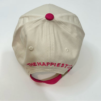 God’s Favorite Women’s Two Tone Canvas Cotton Baseball Hat Cap Tan Fuchsia New