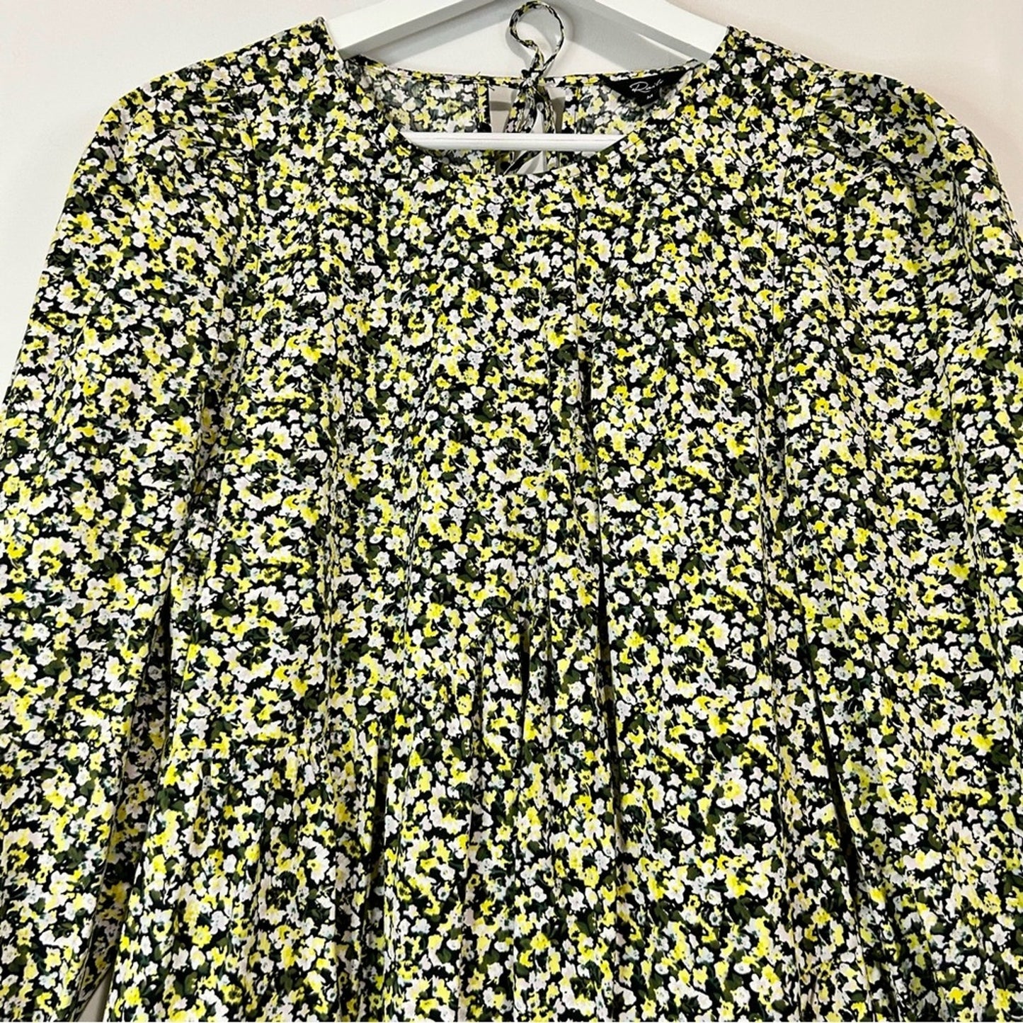 Rails Women’s Louise Floral Tiered Cotton Blend Shift Dress Chrysanthemum Medium