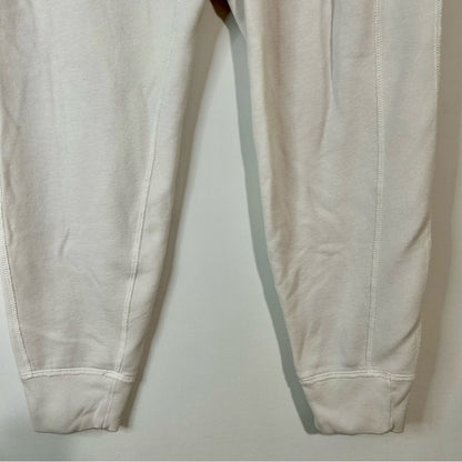 Abercrombie & Fitch Women’s Soft Fleece Jogger Pants Cream Size XL EUC Comfy