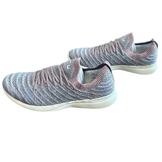 APL Women’s TechLoom Wave Shoes Grey Brown White Size 9 Brand New