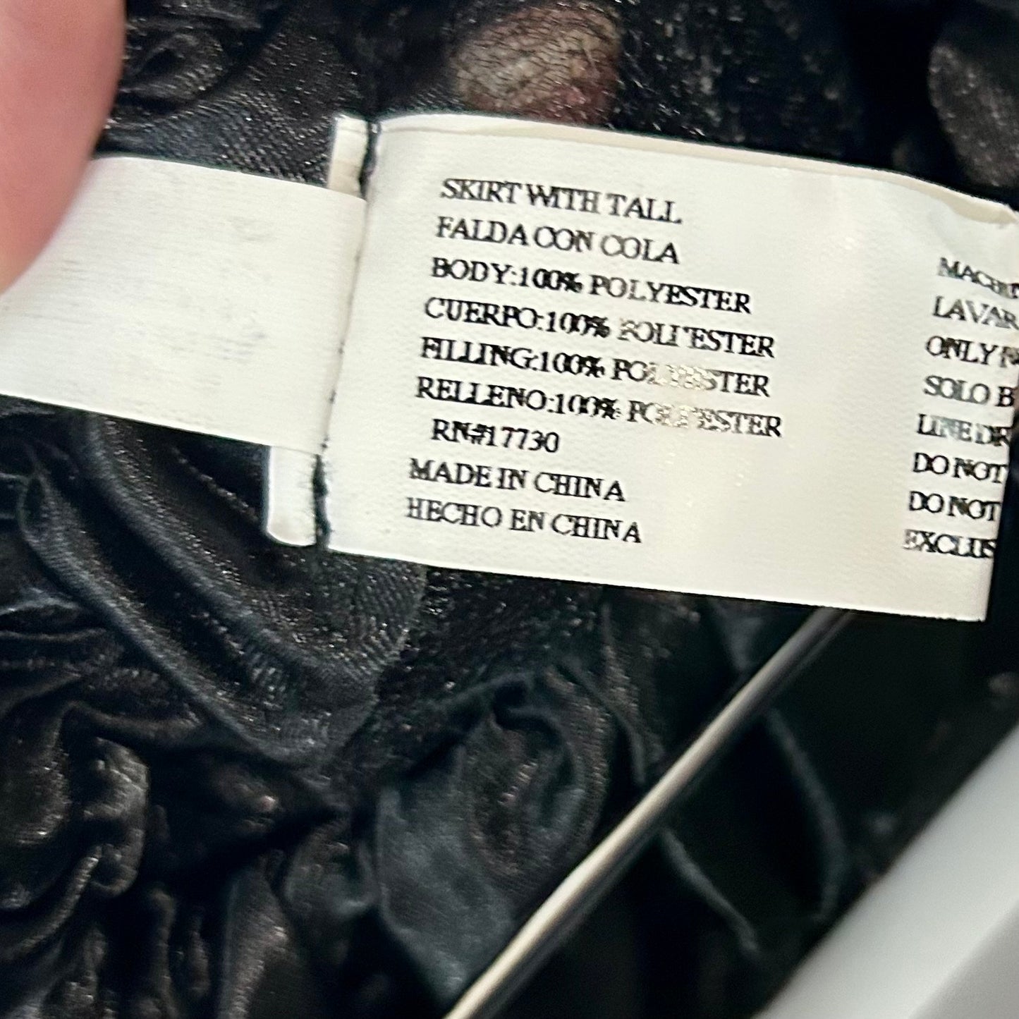 Target Kids Tulle Skirt with Stars and Tail Black Size 4-6 EUC Halloween Costume