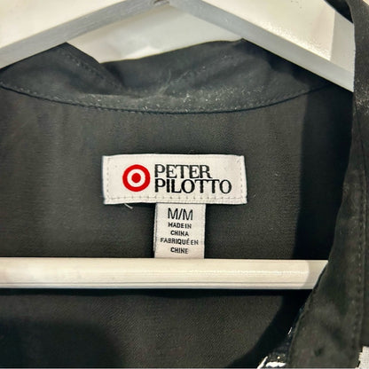 Peter Pilotto for Target Women’s Button Down Mini Dress Blue Black Size Medium