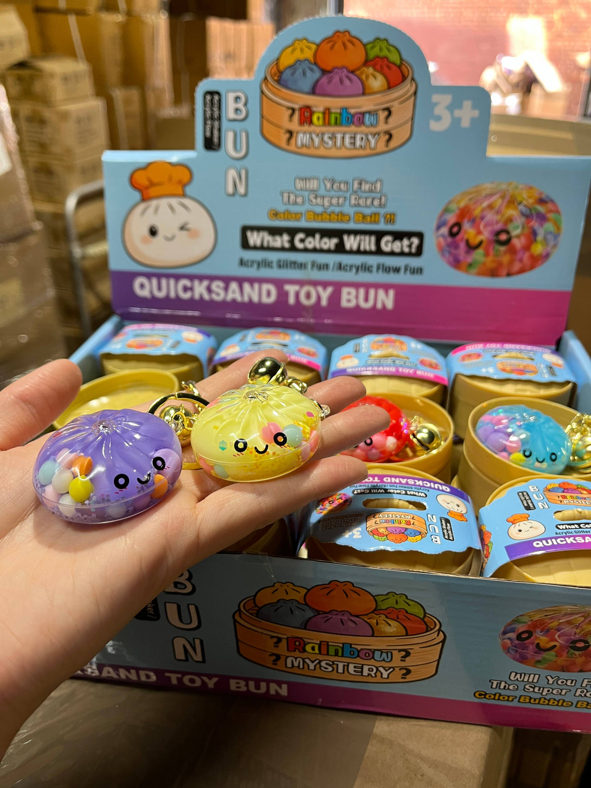 Mystery Rainbow Lava Dumpling Keychain