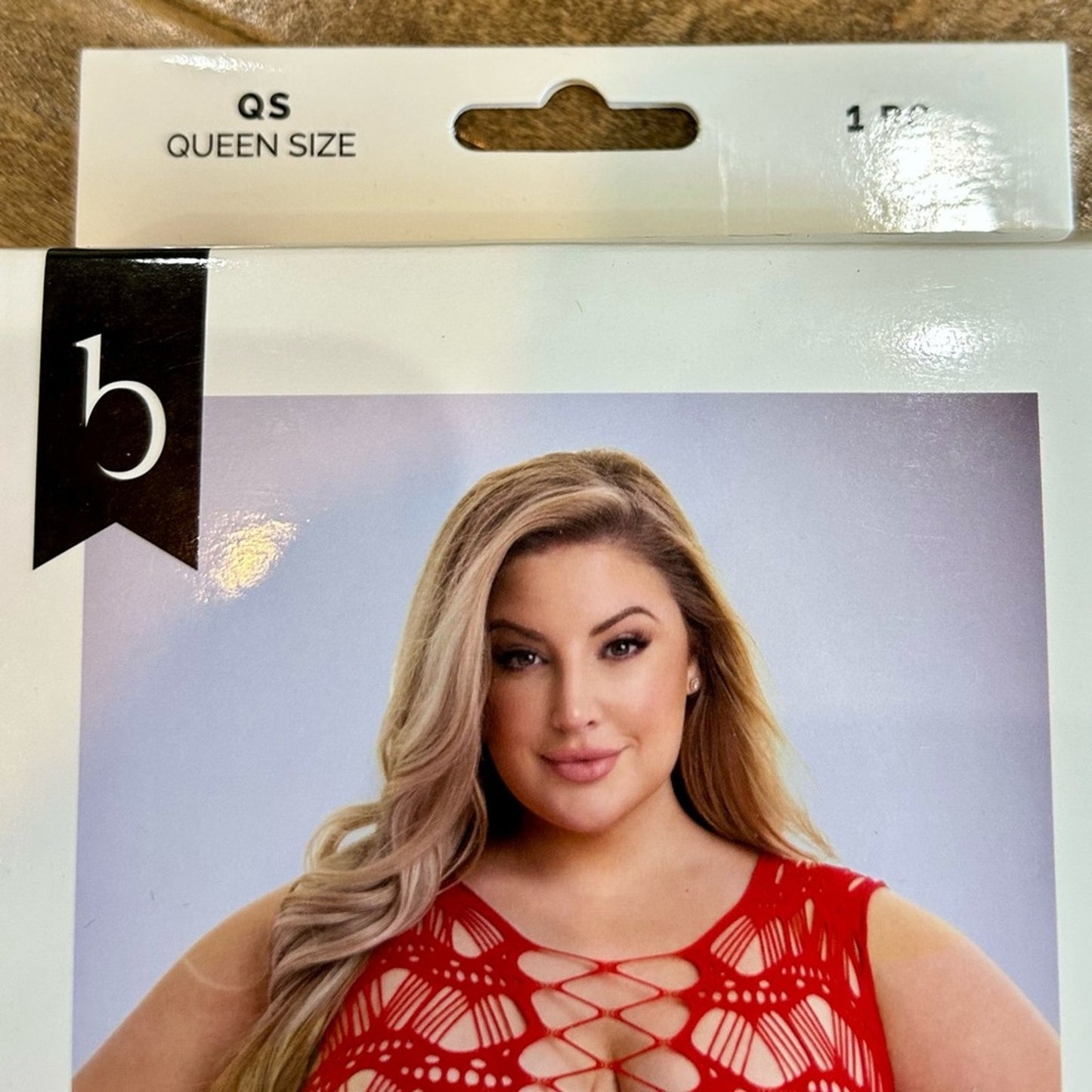 Baci Women’s Corset Front Lace Mini Dress Lingerie Red Queen Size New in Package