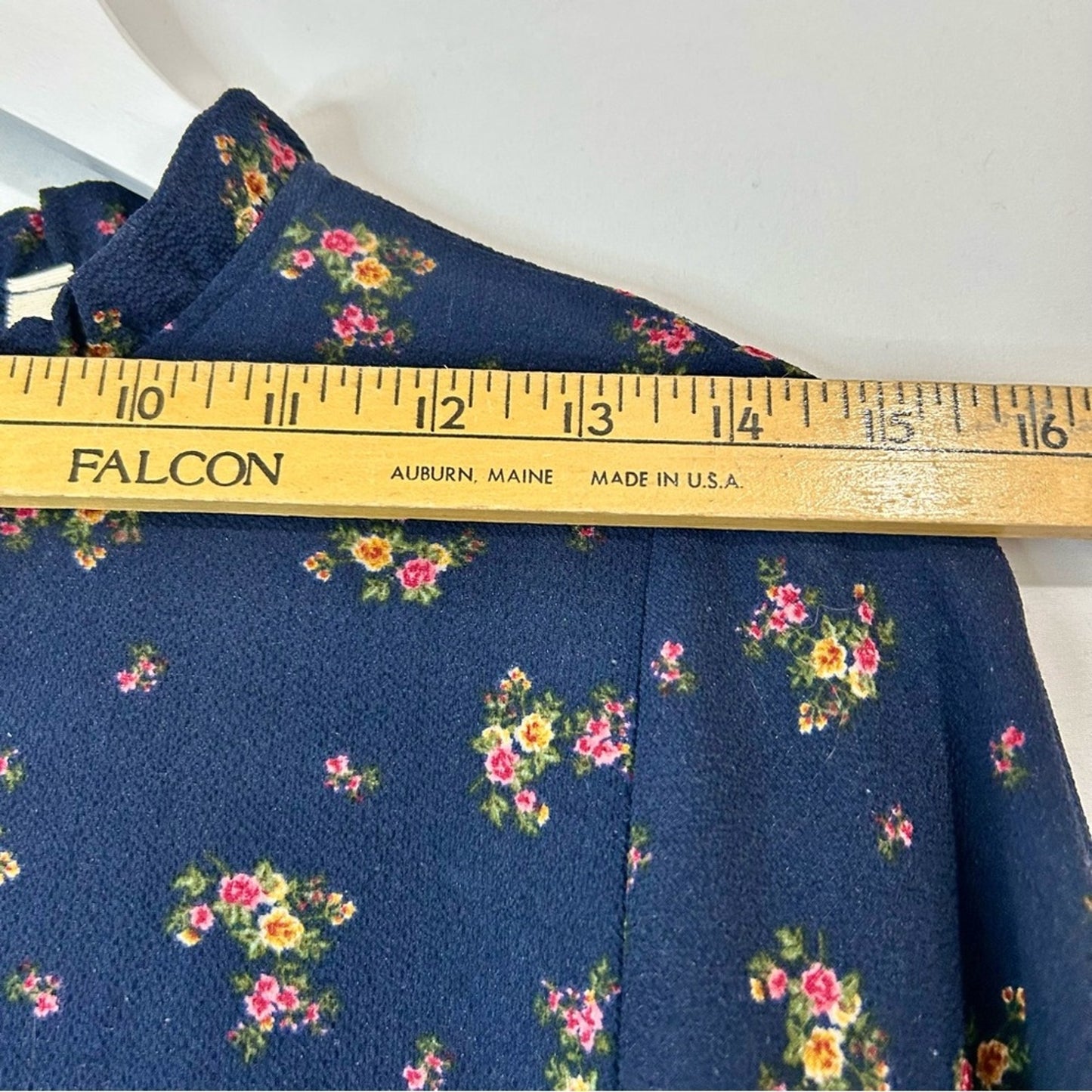 Orange Creek Women’s Long Sleeve Floral Blouse Blue Size Medium Used Cute Girly