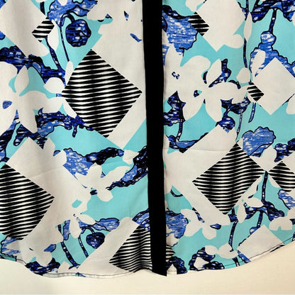 Peter Pilotto for Target Women’s Button Down Mini Dress Blue Black Size Medium