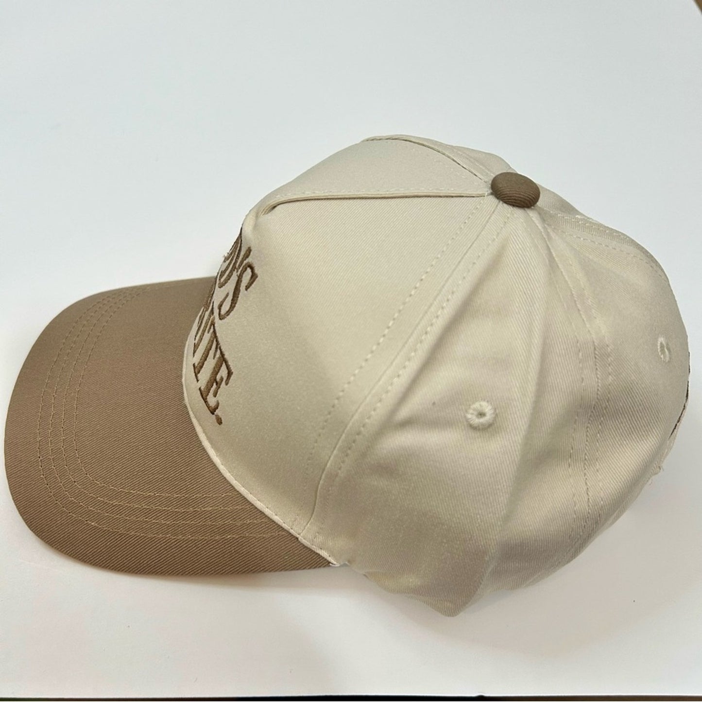 God’s Favorite Women’s Two Tone Canvas Cotton Baseball Hat Cap Ash Mocha NEW