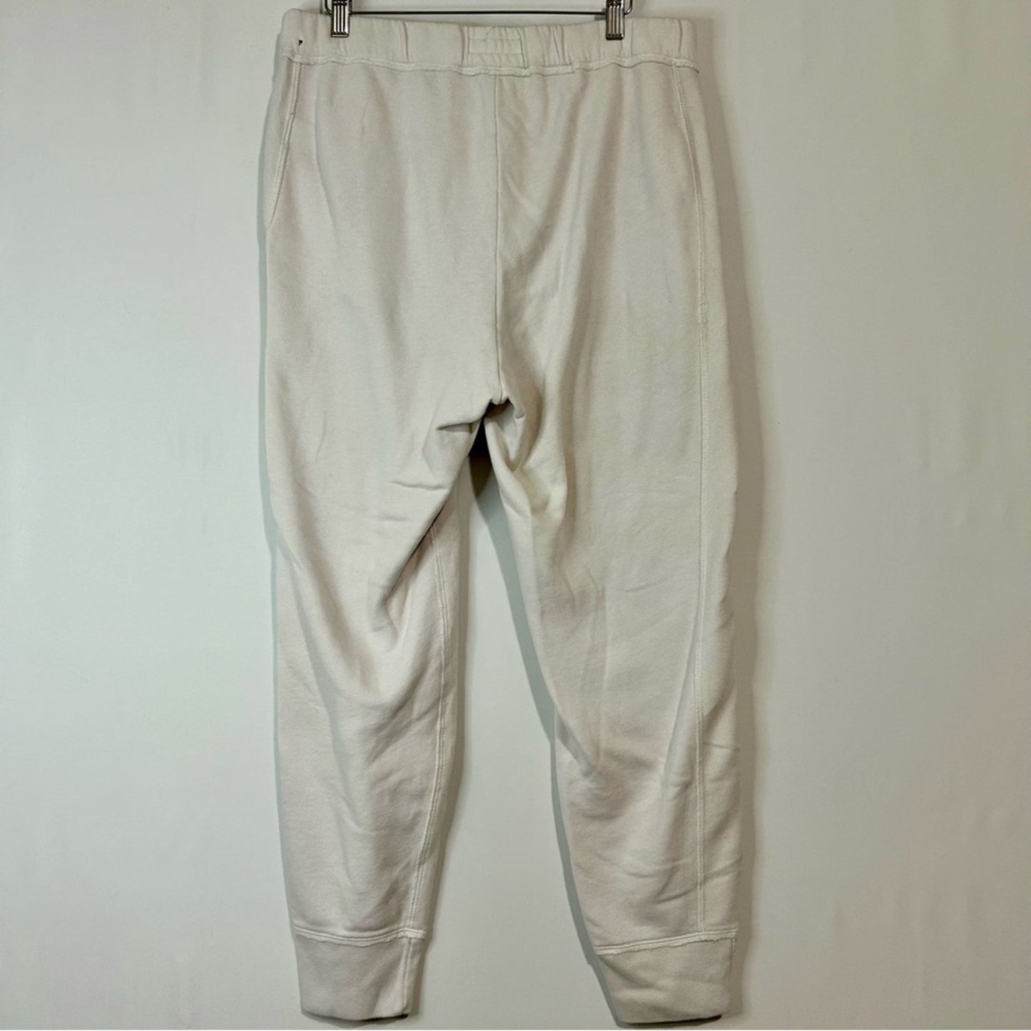 Abercrombie & Fitch Women’s Soft Fleece Jogger Pants Cream Size XL EUC Comfy
