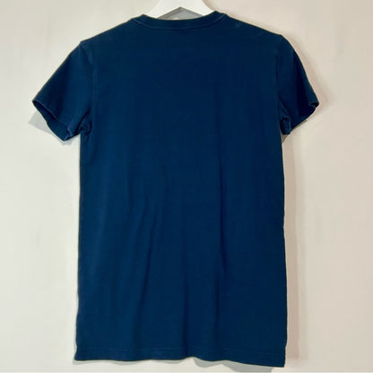 American Eagle Men's Slim Fit Short Sleeve T-Shirt Navy Blue Size XS EUC