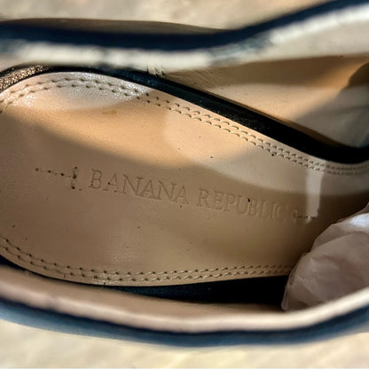 Banana Republic Women’s Leather Peep Toe Ankle Booties Black Size 8.5 Used Girly