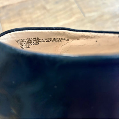 Banana Republic Women’s Leather Peep Toe Ankle Booties Black Size 8.5 Used Girly