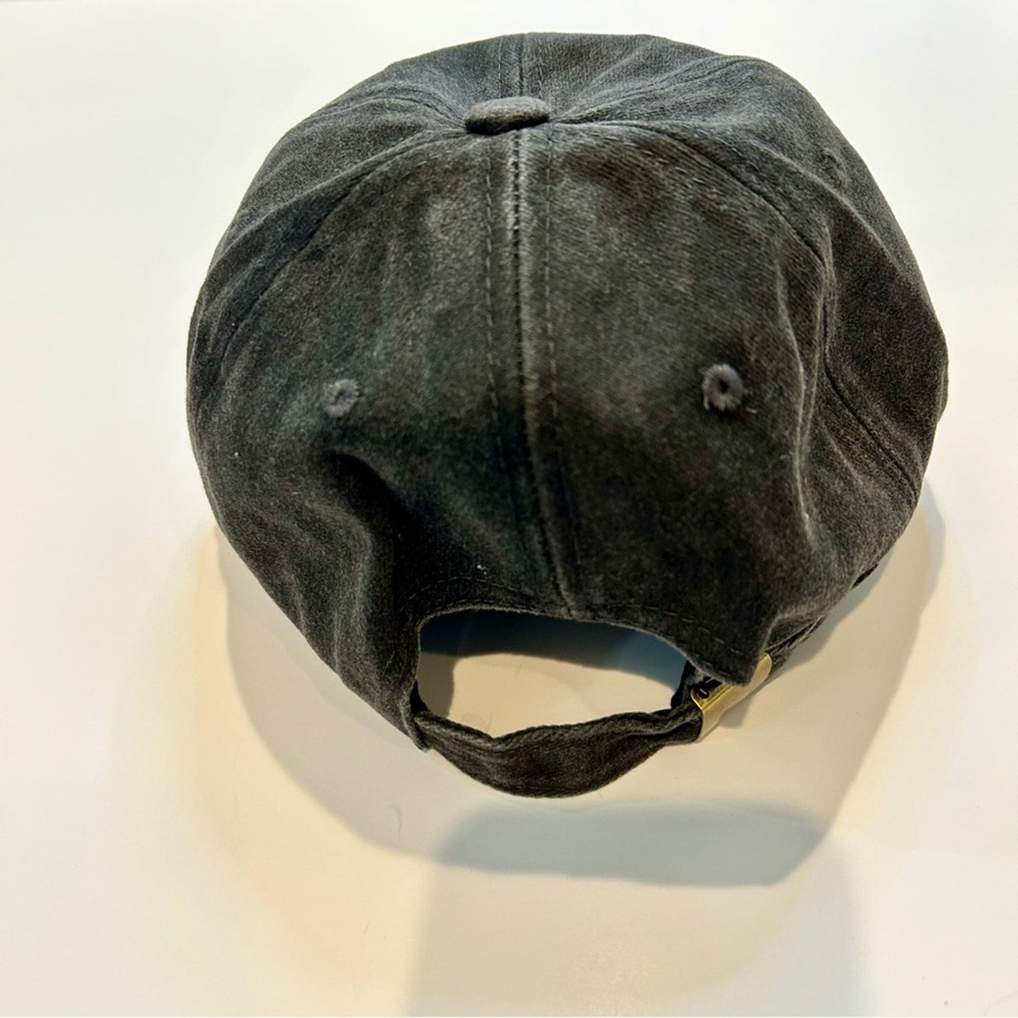 Salty Embroidered Vintage Washed Cotton Baseball Cap Hat Black White New