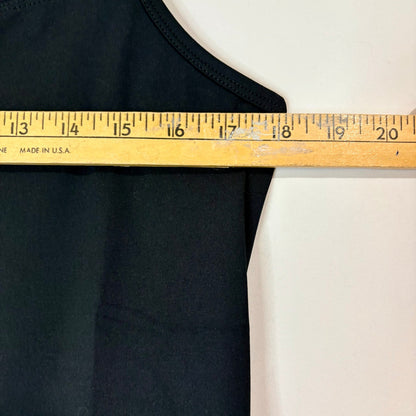 Halara Women’s Lace Trim Casual Tank Top Black Size Medium NWT Summer Basic Staple