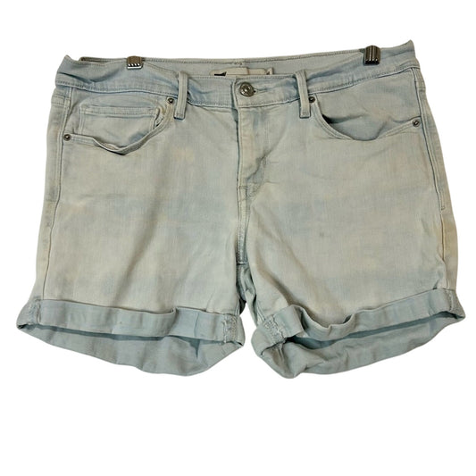 Levi’s Women’s Cuffed Light Wash Denim Jean Shorts Blue Size 30 FLAW