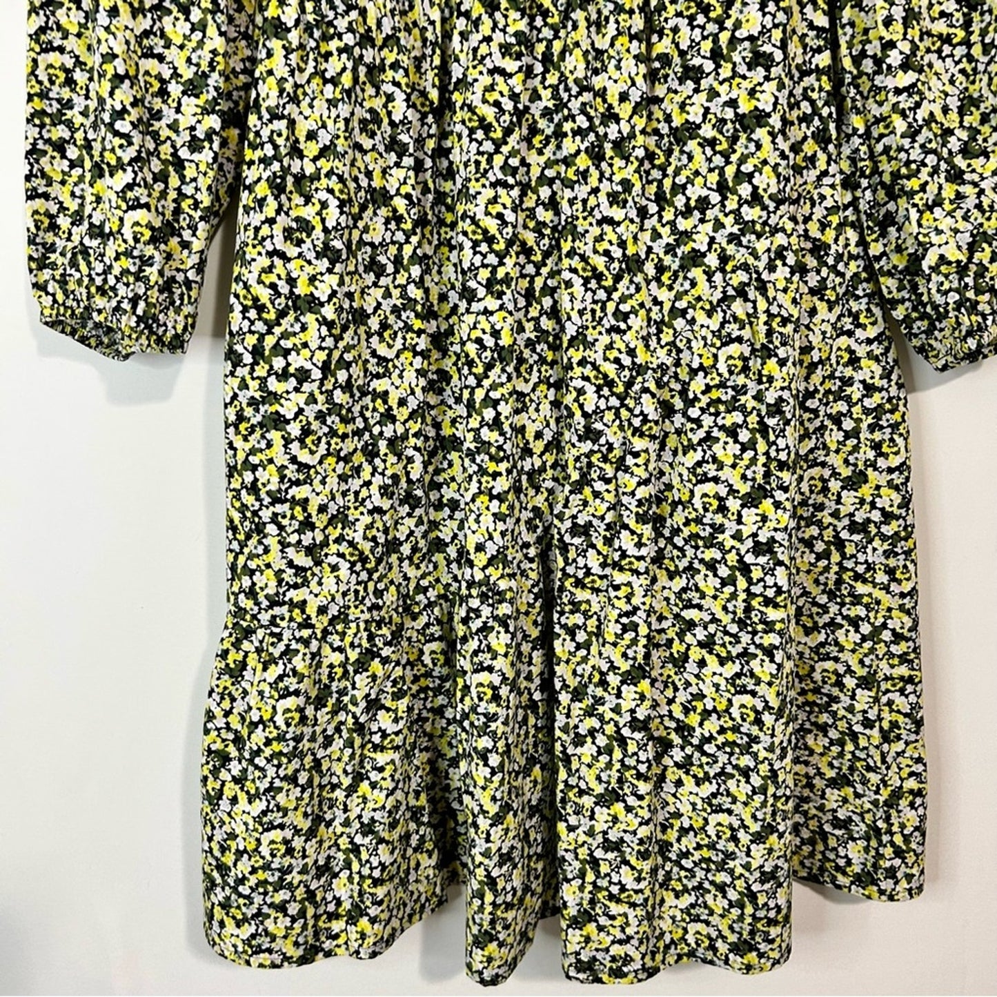 Rails Women’s Louise Floral Tiered Cotton Blend Shift Dress Chrysanthemum Medium