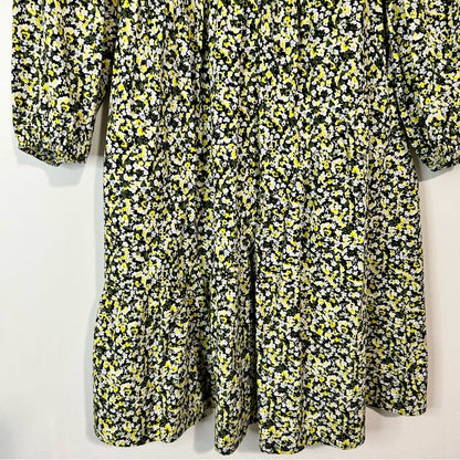 Rails Women’s Louise Floral Tiered Cotton Blend Shift Dress Chrysanthemum Medium