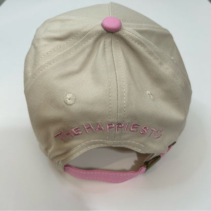 God’s Favorite Women’s Two Tone Canvas Cotton Baseball Hat Cap Tan Pink New Cute