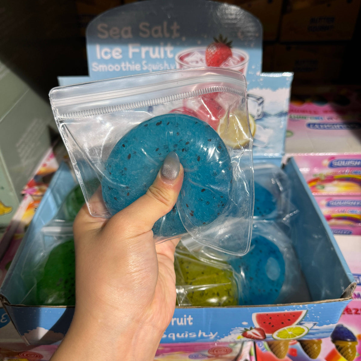 Mixed Fruit Icy Slushy Ball Squishy