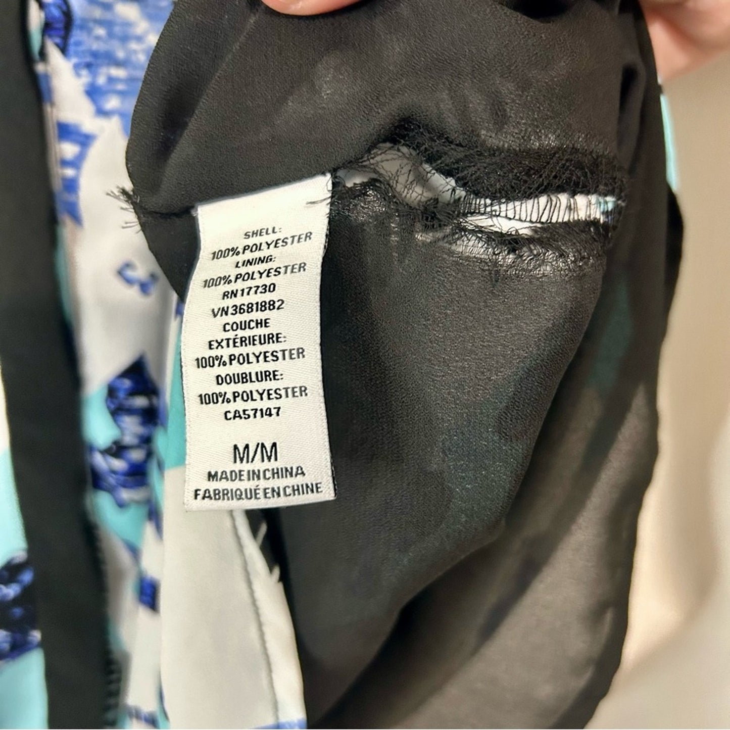 Peter Pilotto for Target Women’s Button Down Mini Dress Blue Black Size Medium