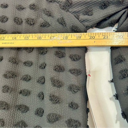 Ghospell Women’s Sansa Maxi Textured Long Sleeve Ruffle Dress Black Size Med NWT