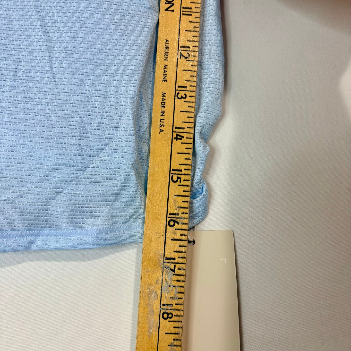 Halara Women’s Sleeveless Crisscross Back Cropped Tank Top Light Blue Size XS NWT Athletic