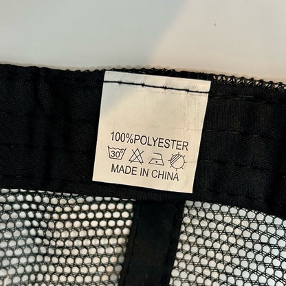 The Cowboy Hat Women’s Embroidered Baseball Mesh Hat Black Orange NEW Cute Girly