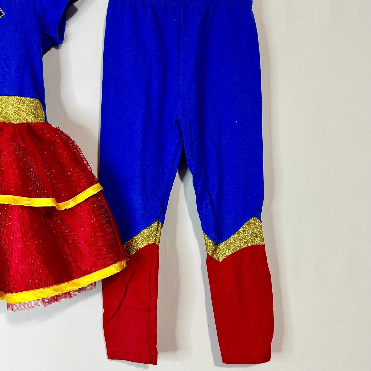 DC Comics Justice League Girls Supergirl Costume 4-Piece Outfit Set Size 3T FLAW