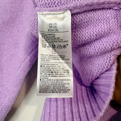 Old Navy Girls Bow Knit Pullover Sweater Bundle Pink Purple Size 5 EUC/Flaw