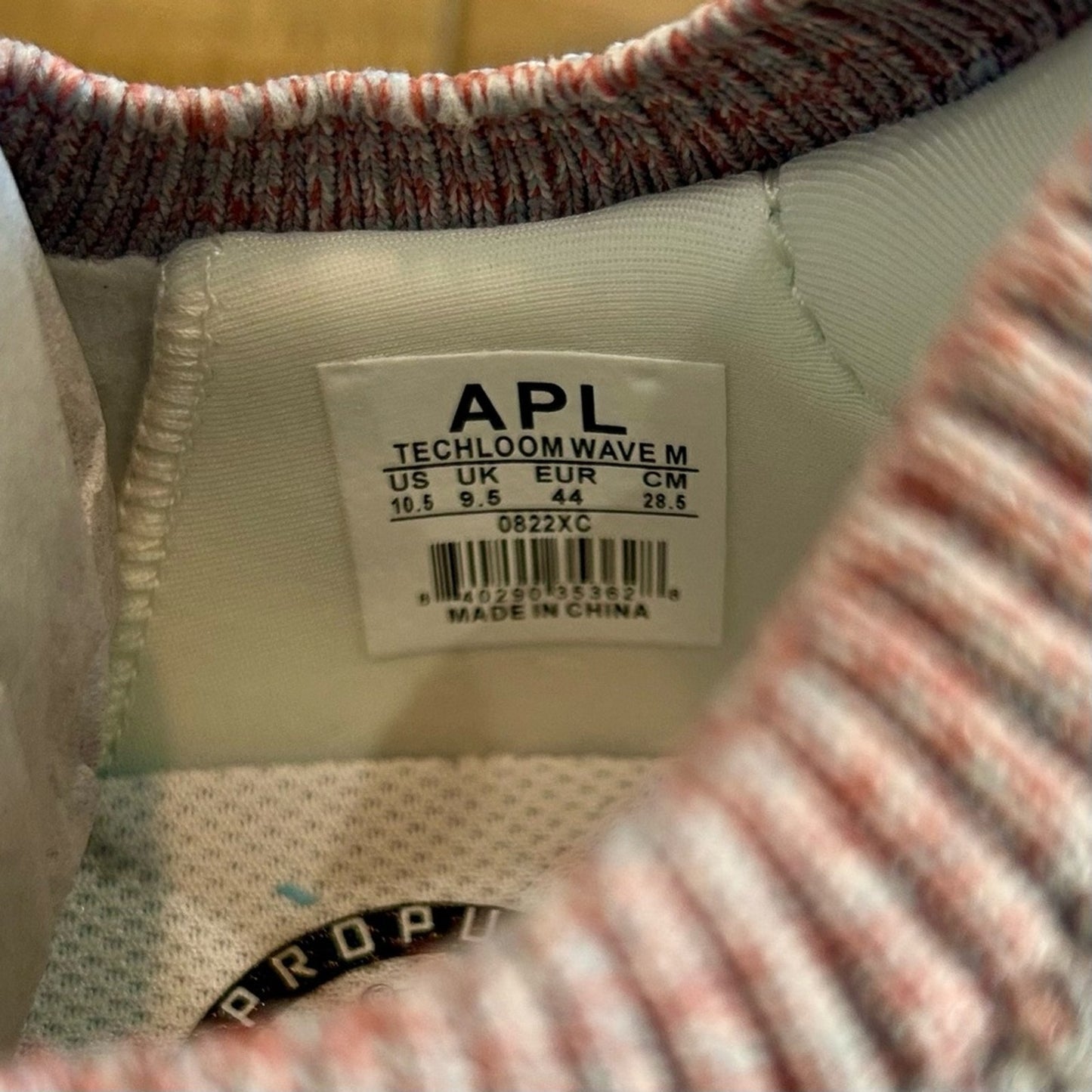 APL Women’s TechLoom Wave Shoes Grey Brown White Size 9 Brand New