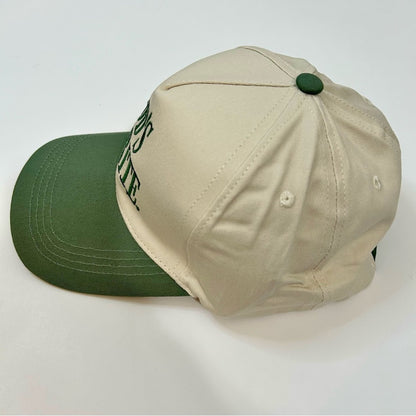 God’s Favorite Women’s Two Tone Canvas Cotton Baseball Hat Cap Tan Green New