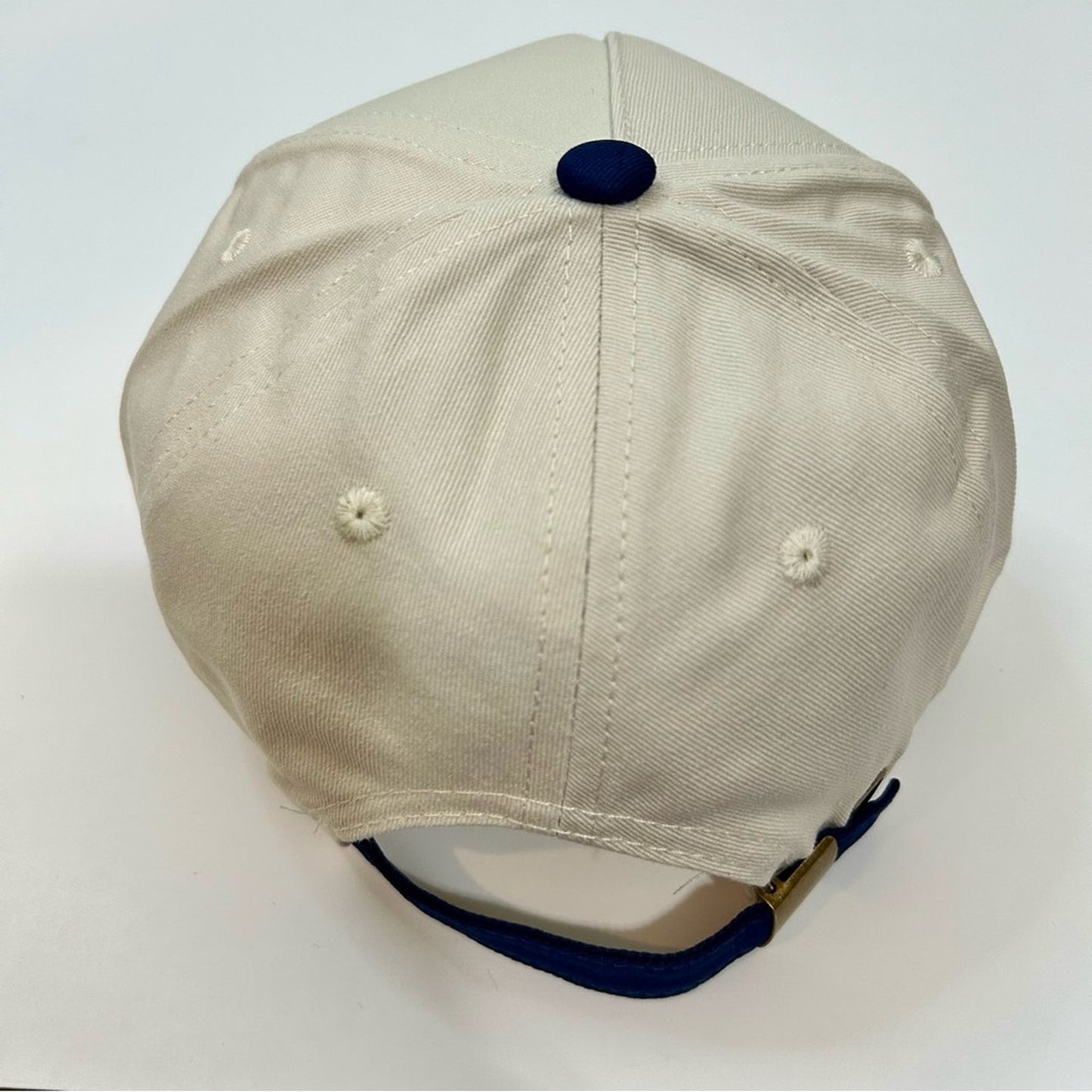 Expensive & Difficult Women’s Two Tone Canvas Cotton Baseball Hat Cap Tan Navy
