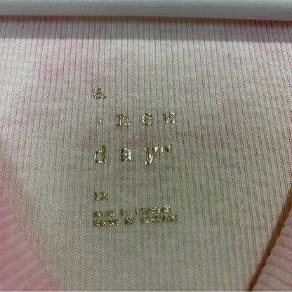 A New Day Women’s Plus Sized Basic Ribbed Tank Top Pink Tie Dye NWT