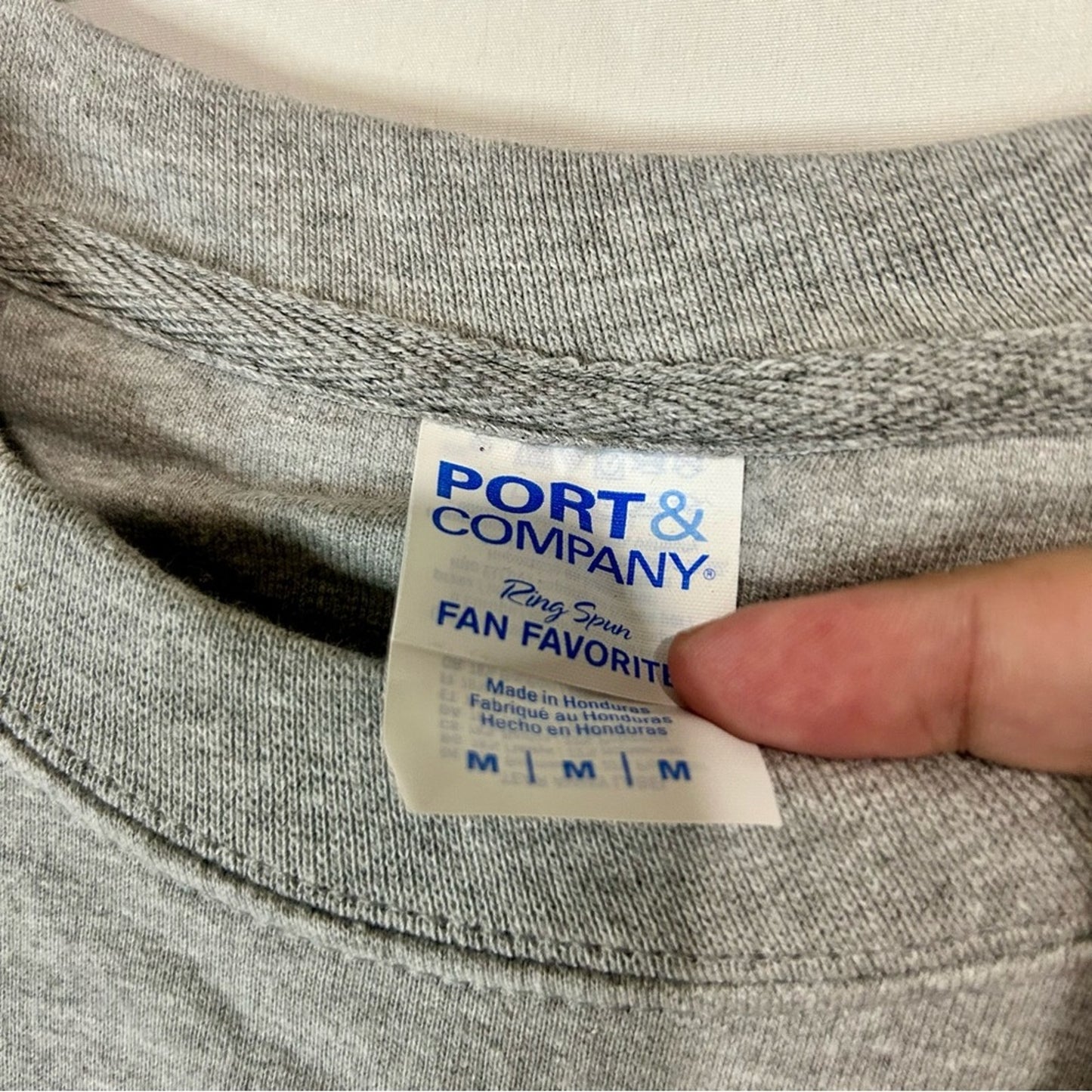 Toothpaste Women’s Sweatshirt Grey Red Blue Size Medium EUC Casual Costume