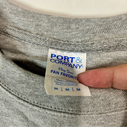 Toothpaste Women’s Sweatshirt Grey Red Blue Size Medium EUC Casual Costume