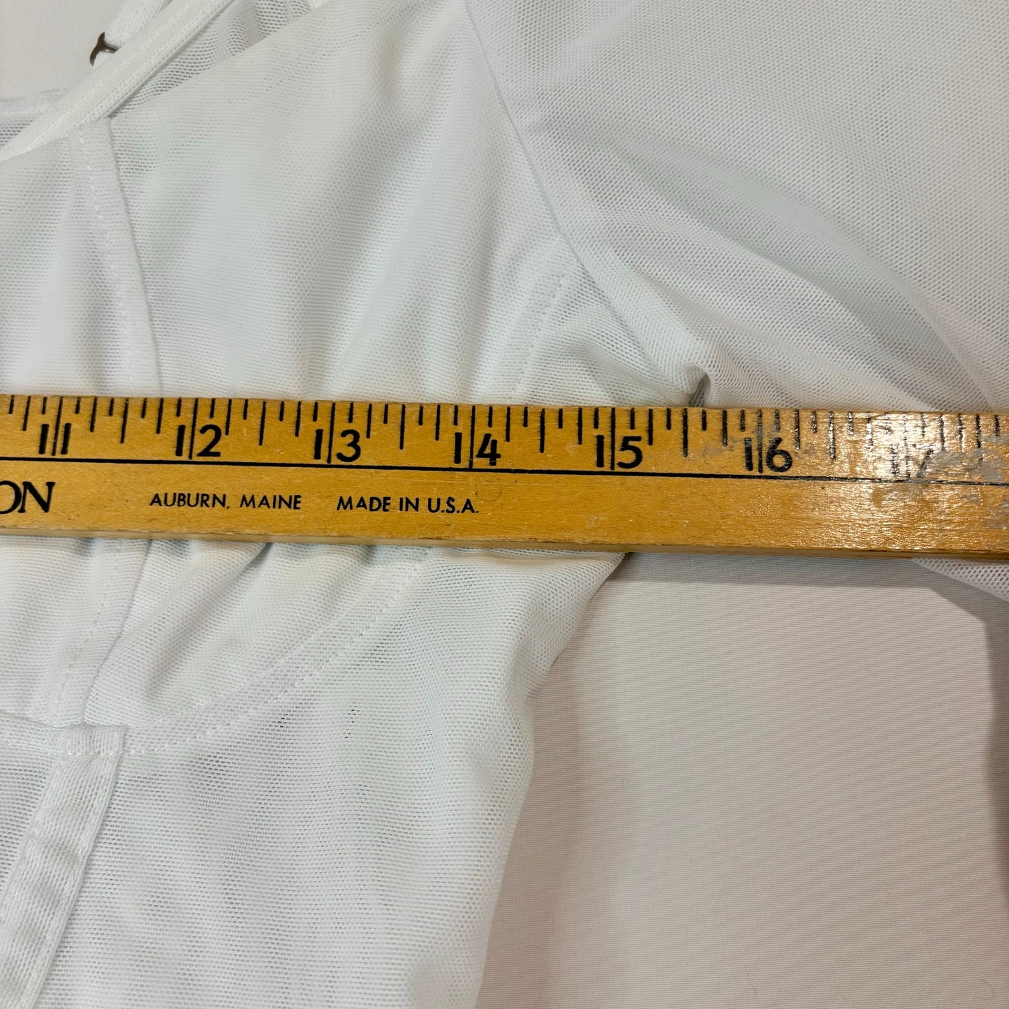 Halara Women’s Long Sleeve Cropped Corset Top Snow White Size Medium NWT Summer Girly