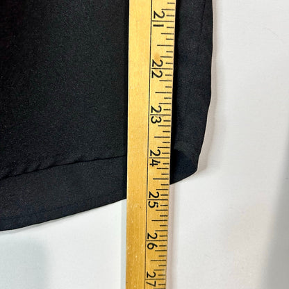 Daniel Rainn Women’s Sleeveless V-Neck Blouse Black Size XS EUC Polyester Workwear Casual Top