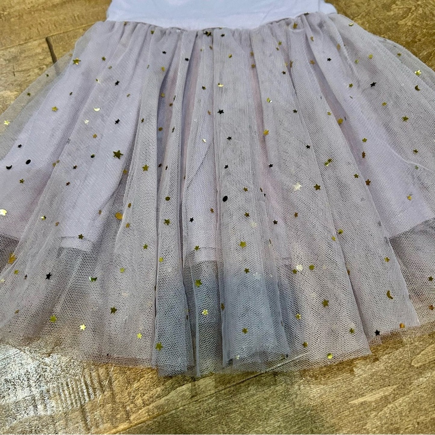 EleStory Girls Lovely In Lilac Short Sleeve Ballerina Dress Size 12-18 EUC Star