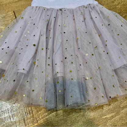 EleStory Girls Lovely In Lilac Short Sleeve Ballerina Dress Size 12-18 EUC Star