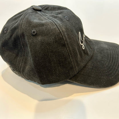 Salty Embroidered Vintage Washed Cotton Baseball Cap Hat Black White New